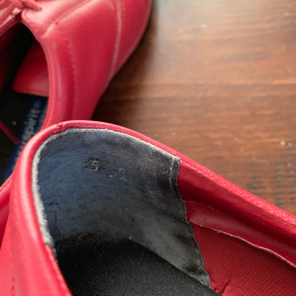 Red Easy Spirit Anti-gravity Lace Up Oxford - Picture 5 of 6